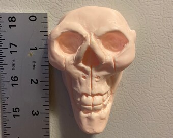 Unpainted Resin Skull Fridge Magnets