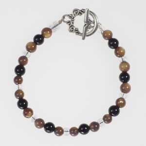 Tiger Eye Bracelet, Beaded Bracelet, Unisex Beaded Bracelet For Woman, Bracelet For Man, Gemstone Jewelry, Brown Bracelet Beads