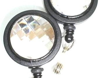 Porta credencial de enfermera, porta credencial retráctil AmbCrystal, porta credencial de enfermera, porta credencial de identificación médica, regalo único para calcetines navideños.