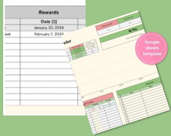 2026 Weight Loss Tracker, Daily Weigh-In Google Sheets (Digital Download)