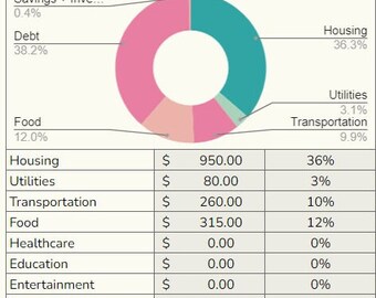 2026 Budget Planner, Google Sheets Template (Digital)