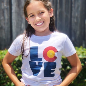 Love Colorado Kids Shirt: Baby Bodysuit or Toddler Tee
