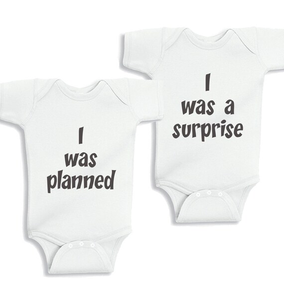 i was planned i was a surprise twin shirts