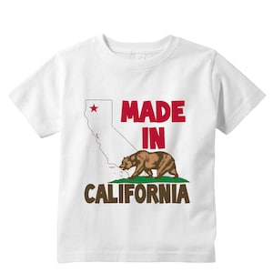 Made in California  kids shirt or Baby Bodysuit