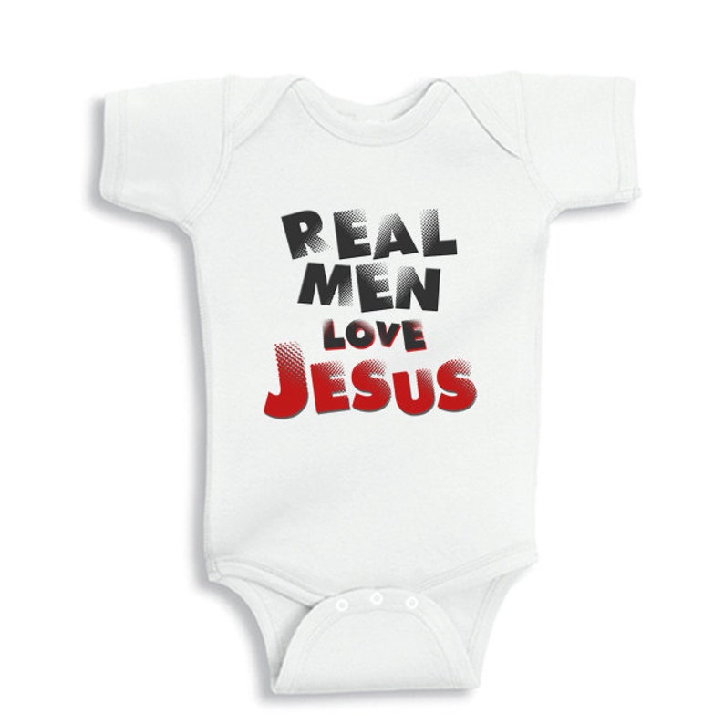 Real Men Love Jesus Kids Shirt or Baby Bodysuit | Etsy