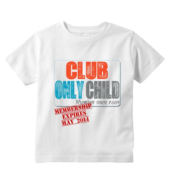 only child shirt
