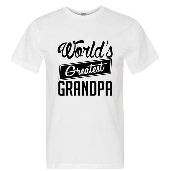 World s Greatest Grandpa Shirt for Men Etsy