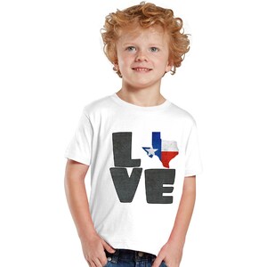 Love Texas kids shirt