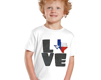Love Texas kids shirt