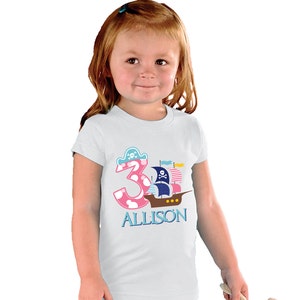 Pirate Birthday Girl Shirt