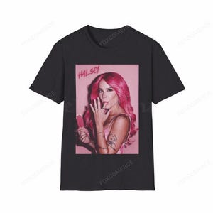 Summer Halsey Lonely Is The Muse T-Shirt, Short Sleeve Casual Top
