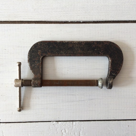 Vintage CClamp Large Metal C Clamp Cinncinati Tool Etsy