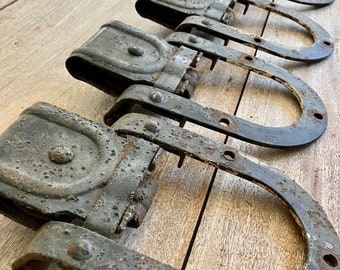 Antique Barn Door Hardware | Sliding Door Hangers | Heavy Duty | Rustic Barn Door Brackets | Rolling Door Hardware | Maine Vintage Goods