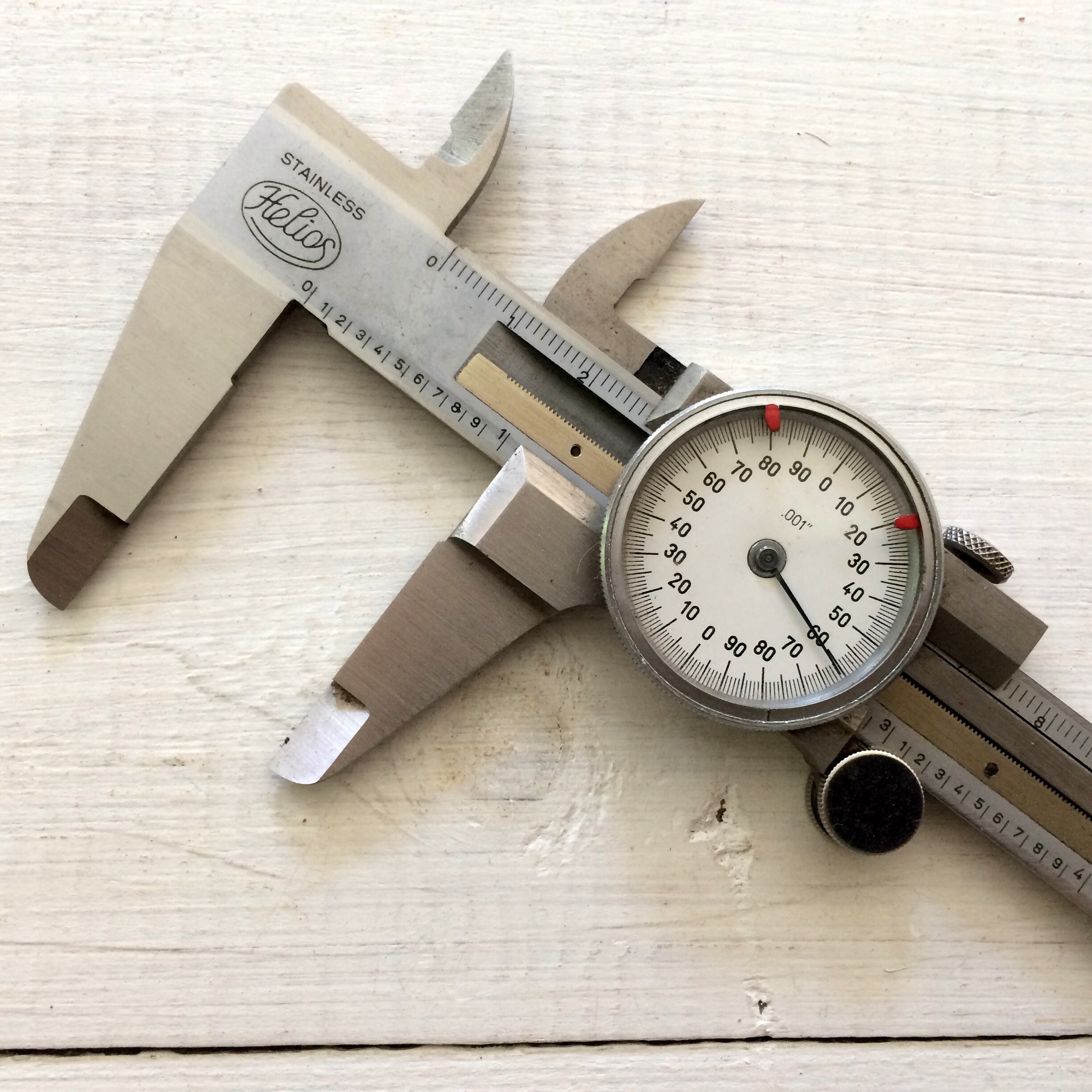 Vintage Helios Dial Caliper Made in Western Germany Etsy