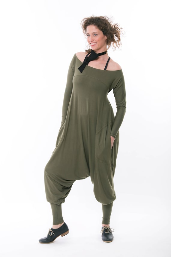 long sleeve loose jumpsuit