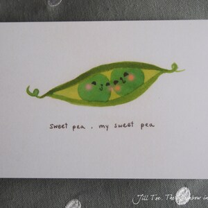 Jubiläumskarte - Sweet pea, my sweet pea