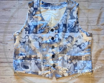 Mens Photo Memory Waistcoat