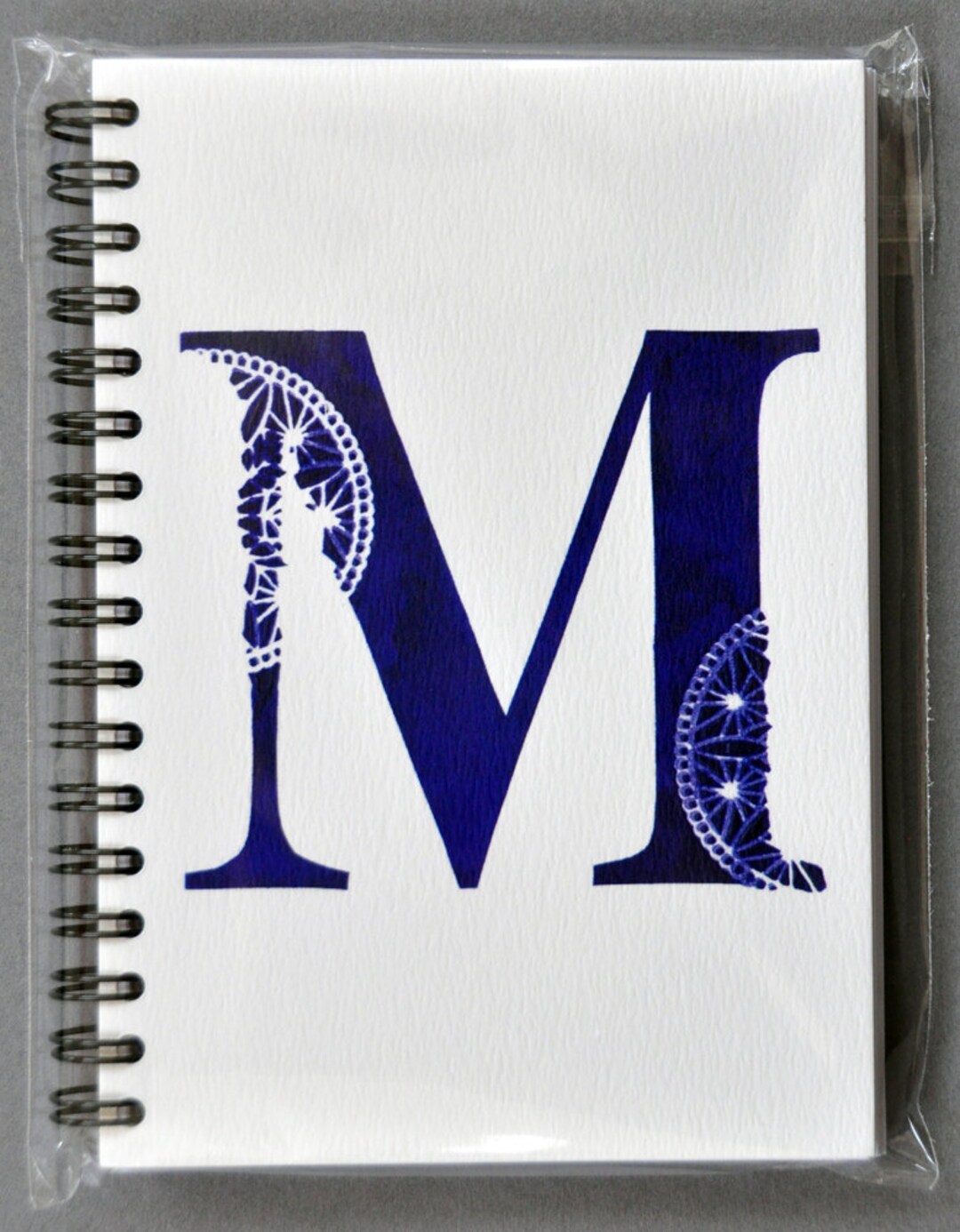 Notebook In Letters Blue Letter Notebooks, Alphabet Notebooks, Notebooks for Friends and ...