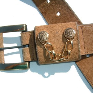 Vintage Joan & David Tan Beige Retro Rodeo Genuine Python Skinny Dress Belt Sz M Joan & David | Accessories | Joan David Genuine Python Belt  main image 3