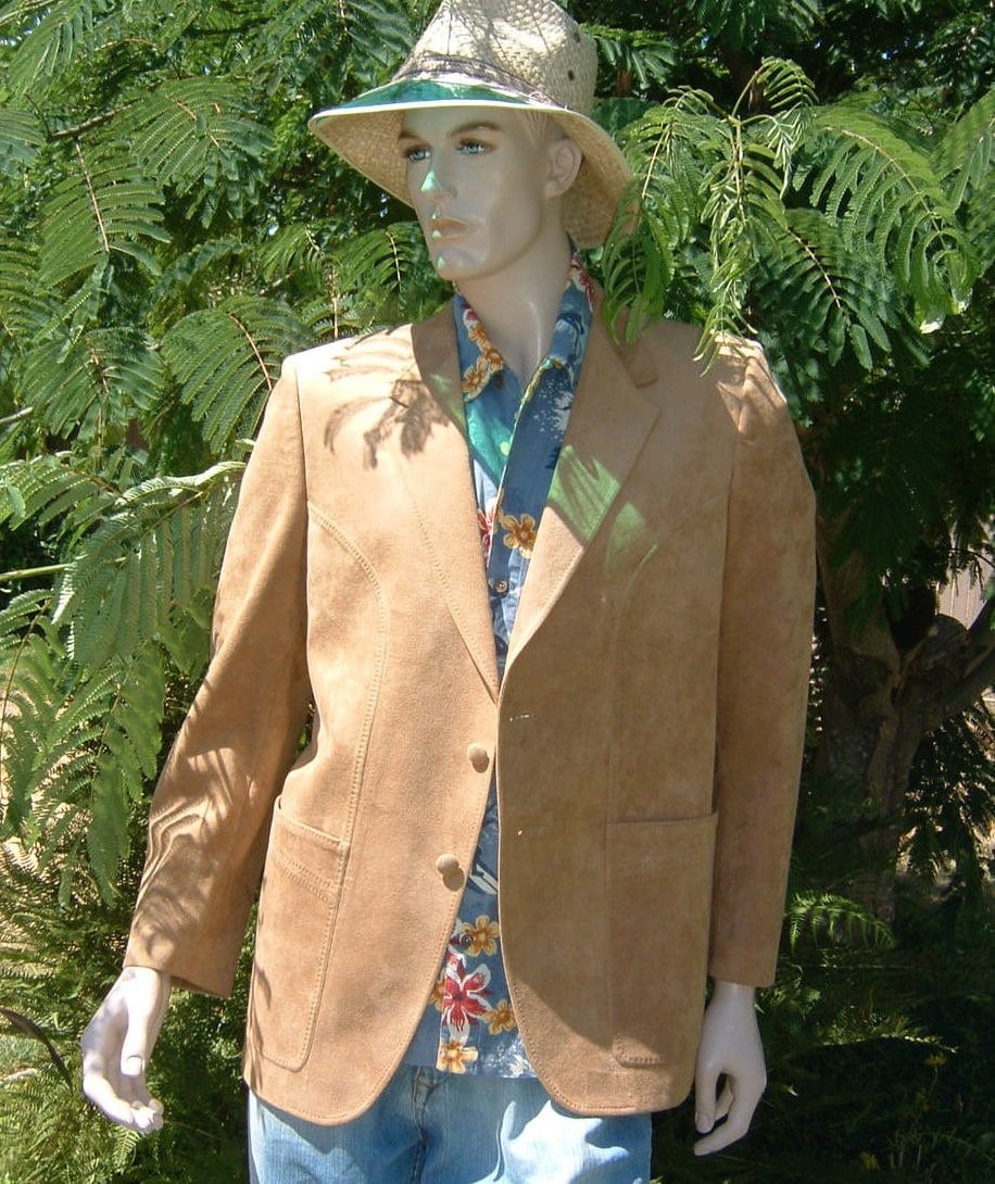 Mens Suede Blazer - Etsy