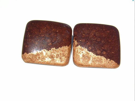 80s COPPER and Copper Foil and Chocolate ENAMEL P… - image 3