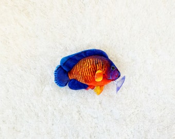 Coral Beauty Fish Plush Approximately 6.5 inches