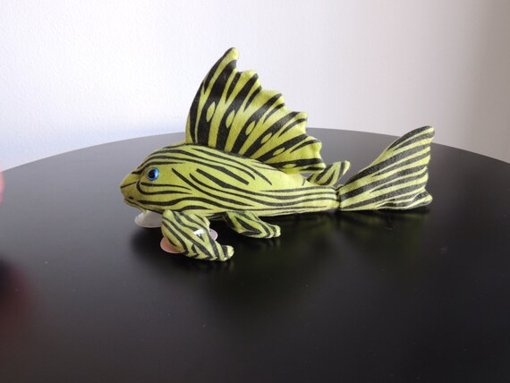 Plecostomus Plush Plushie toy sucker fish Marble