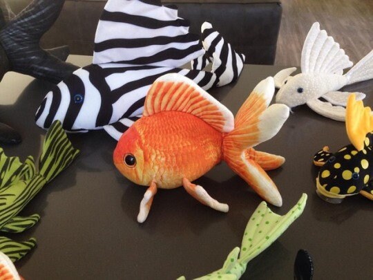 Poisson Rouge En Peluche Mignonne - Jouet Doux 30cm Ou 70cm Pour Enfants - Cadeau Parfait
