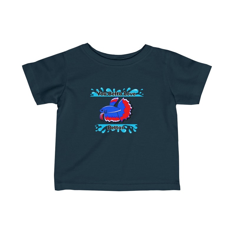 Betta Fish Infant Fine Jersey Tee