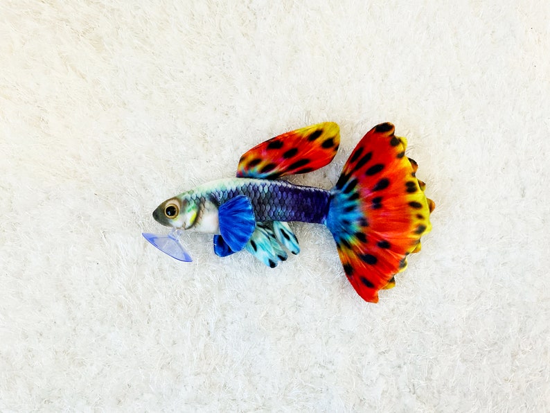 Spettro Guppy Fish Plush Approximately 9.5 inches image 1