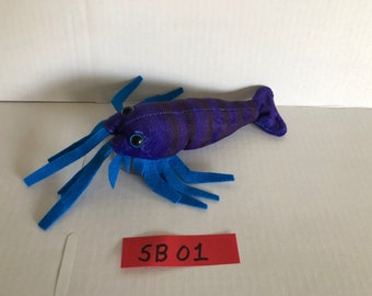 Blue Velvet Shrimp 1 (7 inch) plushie