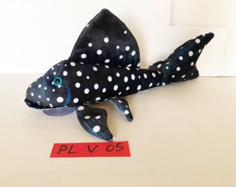 Snowball Plecostomus Plush PLV05 (12 inches)