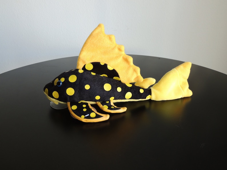 Plecostomus Plush Plushie toy sucker fish Sunshine image 2