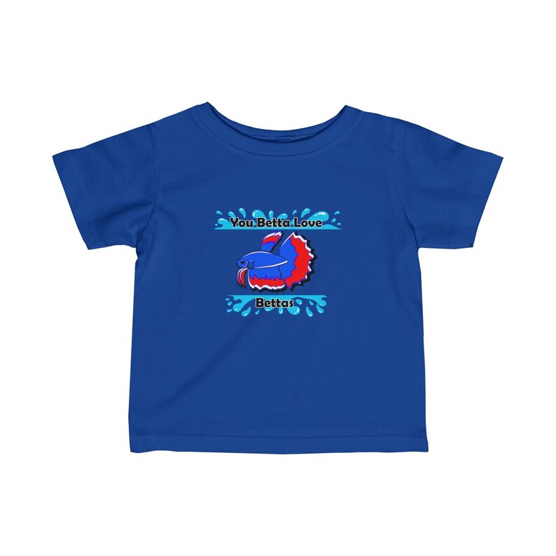 Betta Fish Infant Fine Jersey Tee