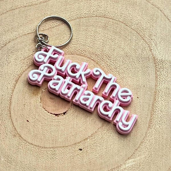 Fuck the Patriarchy Keychain | Swiftie Feminist Keyring