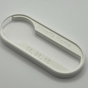 Handle Gap Custom Door Spacer | Aqara U200 Lock Black & White White