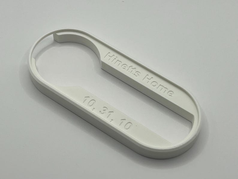 Handle Gap Custom Door Spacer | Aqara U200 Lock Black & White White