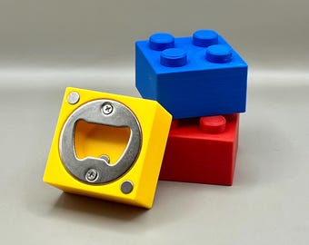 Brick Themed Bottle Opener - Build and Pop