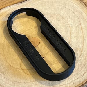 Handle Gap Custom Door Spacer | Aqara U200 Lock Black & White Black