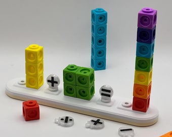Interactive Math Cube Base for Kids | Fun Math Practice Tool