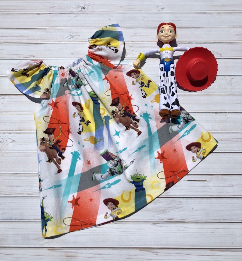 Girls Toy Story Flutter Sleeve Top ~ Baby Girl ~ Toddler ~ Woody ~ Jessie ~ Summer Clothes
