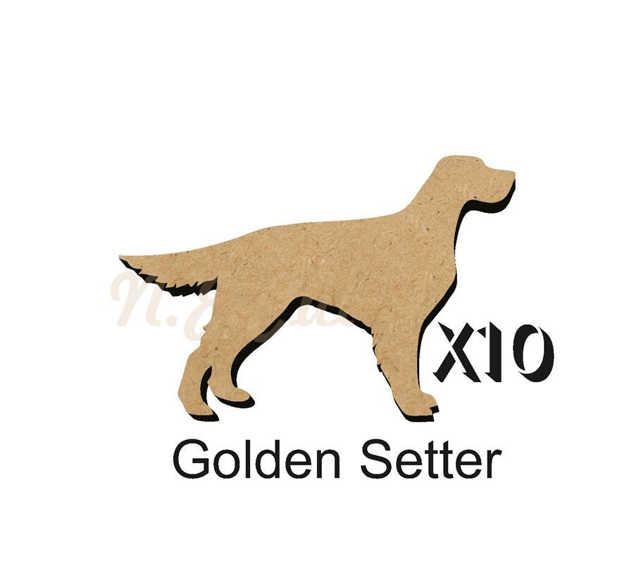 Pack of 10 YORKSHIRE TERRIER Dog blanks 4 size options 25mm,50mm,75mm,100mm from 3mm MDF DOGW205
