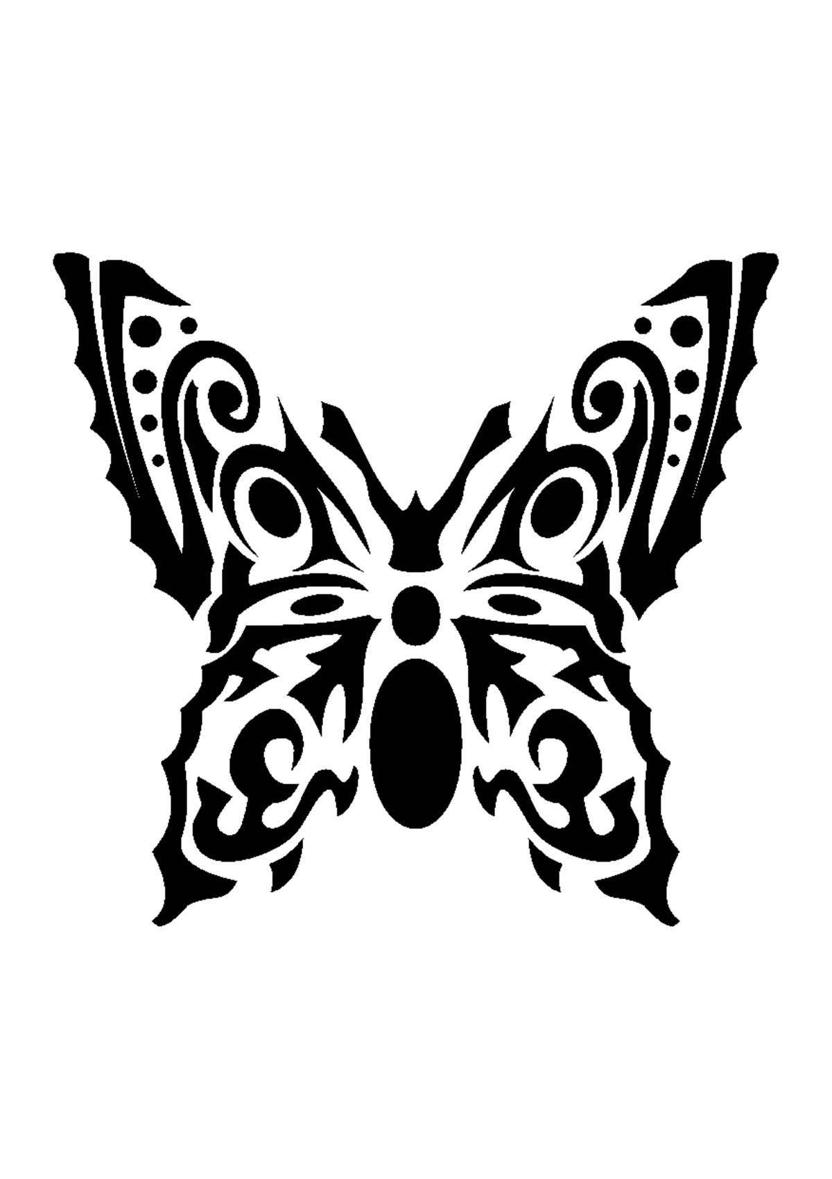 Mariposa Stencil