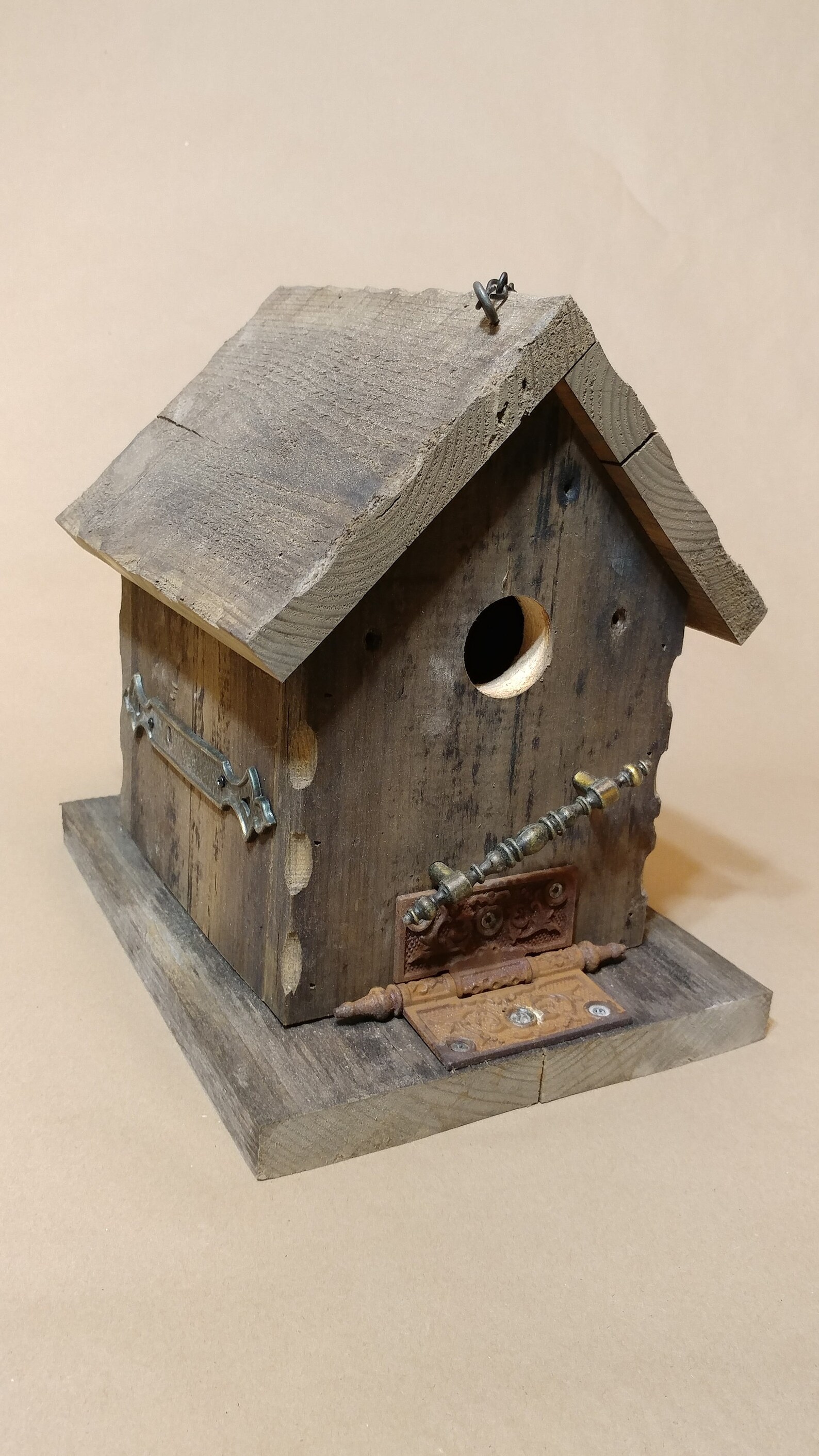 Vintage Hardware Barnboard Birdhouse Etsy