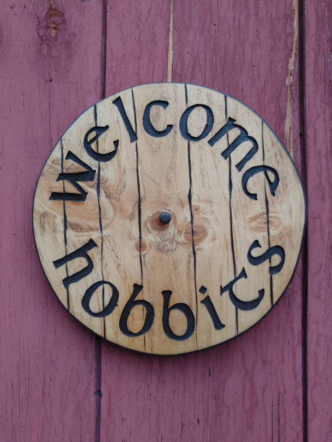 Welcome Hobbits Hobbit Door - Etsy