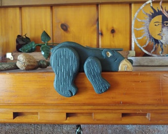 Small Adirondack animal Wooden Bear Shelf Sitter, 6&quot;