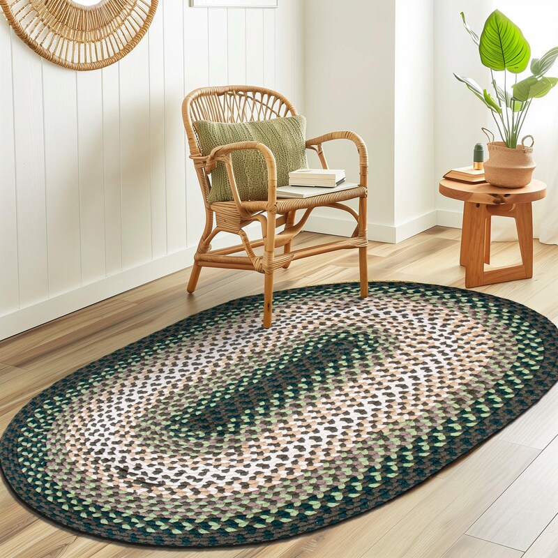 Wool Braided Rug - Etsy