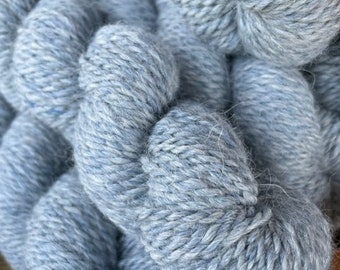 Alpaca/Merino blend 2 ply worsted yarn, Skye