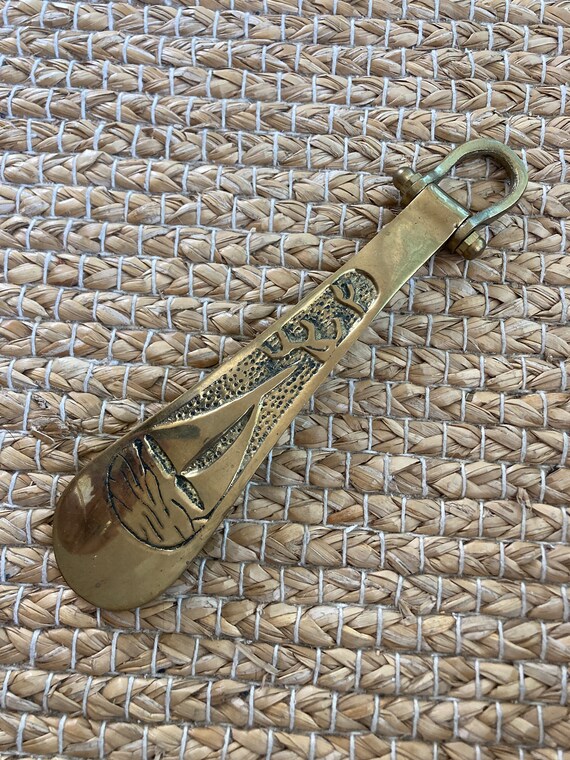 Vintage Brass Shoehorn Mariner Motif Anchor, Sailb