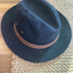Dorfman Pacific Company 100% Cotton Handmade Black Hat Unisex image 1